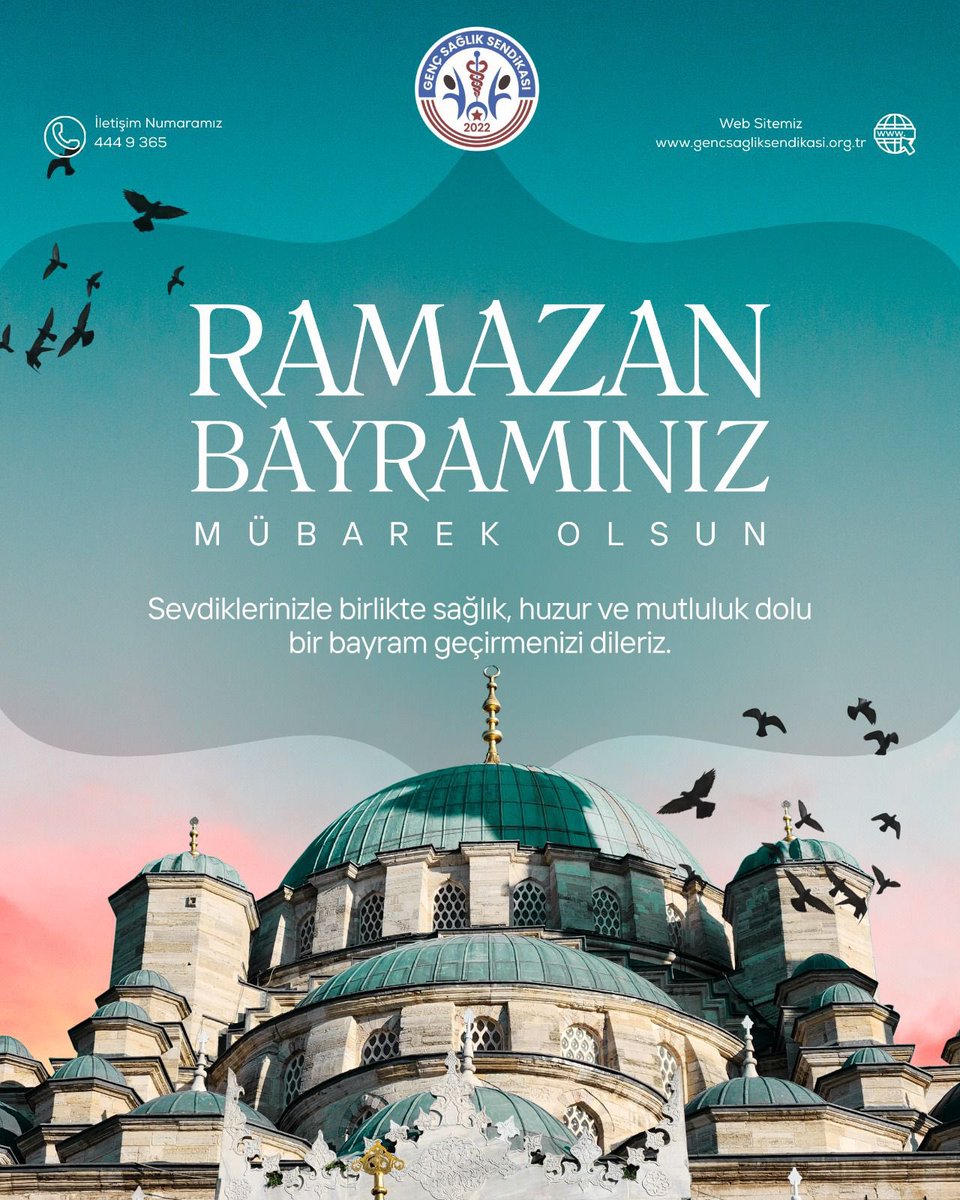 Tüm İslam âleminin Ramazan Bayramı’nı en içten duygularımla kutlarım.

Bayramın; barışa, kardeşliğe ve huzura vesile olmasını temenni eder, sağlık ve mutluluk dolu nice bayramlar dilerim. 🌙✨