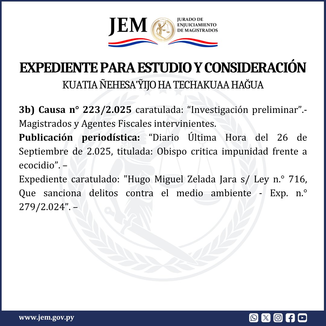 Jurado de Enjuiciamiento de Magistrados tweet media