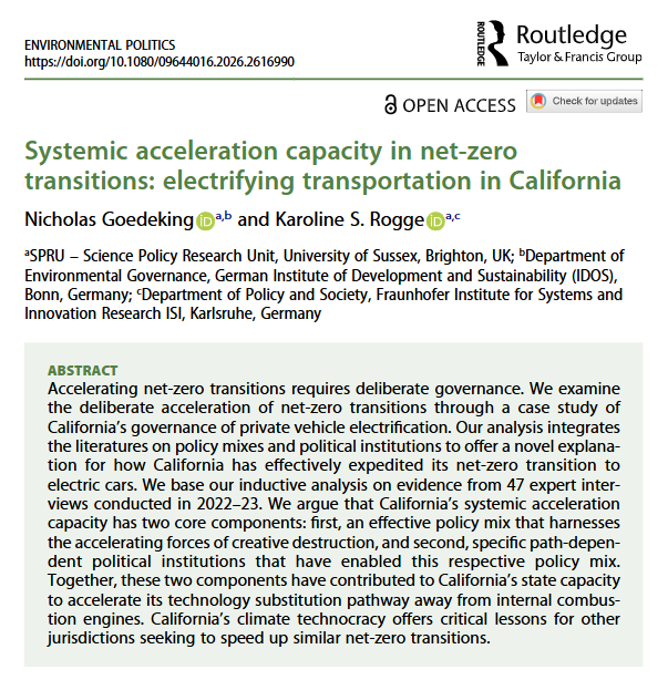 Environmental Politics tweet media