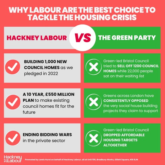 Hackney Labour tweet media