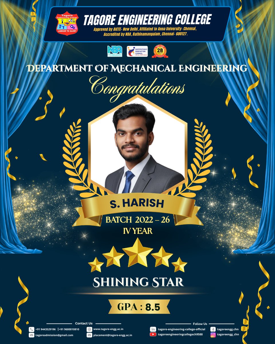 Tagore Engineering College, Chennai tweet media