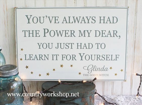CountryWorkshp's tweet photo. #Glinda Quote You've Always Had the Power My Dear Wood Sign #GoodWitch Wizard of Oz Sign #smilett23 #Inspirational https://t.co/QHbr7LhZhM via @Etsy https://t.co/SNu1hrRVmV