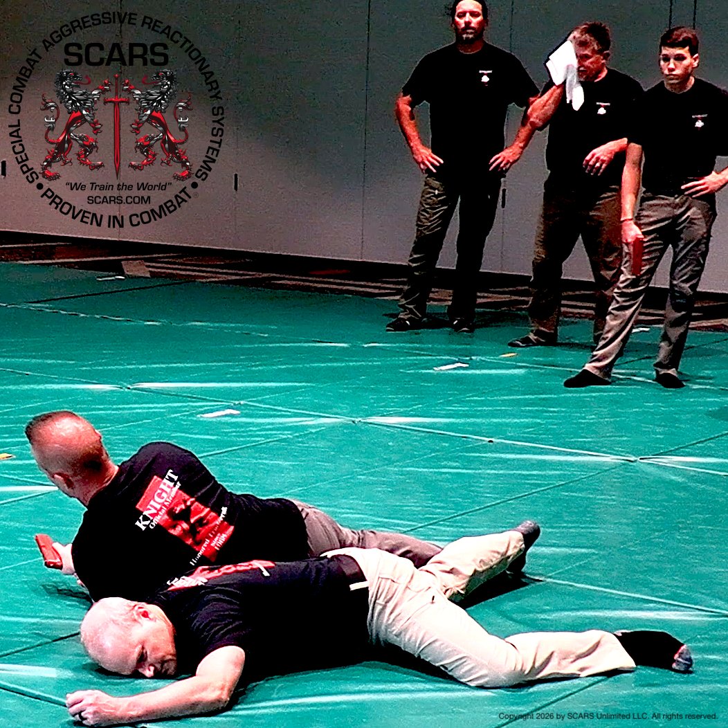 SCARSInstitute's tweet image. SCARS® was built from science applied to combat experience, and later proven by Navy SEALs. Not tradition. Real methods. July 17-19, Knoxville. scars.com/products/scars…

#SCARSTraining #CombatProven #RealTraining #ScienceBasedCombat #ActionNotReaction