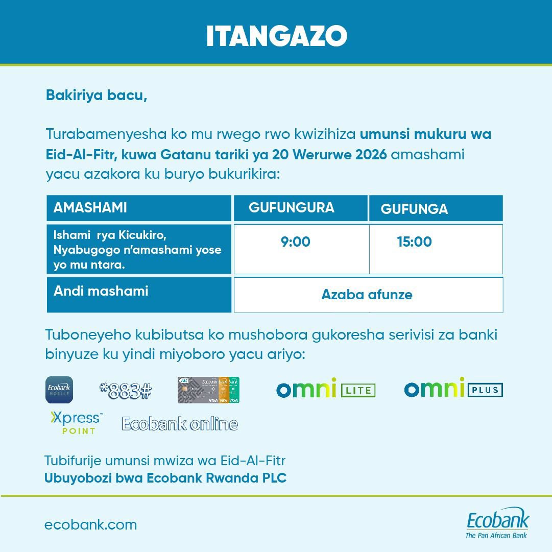 Ecobank Rwanda tweet media