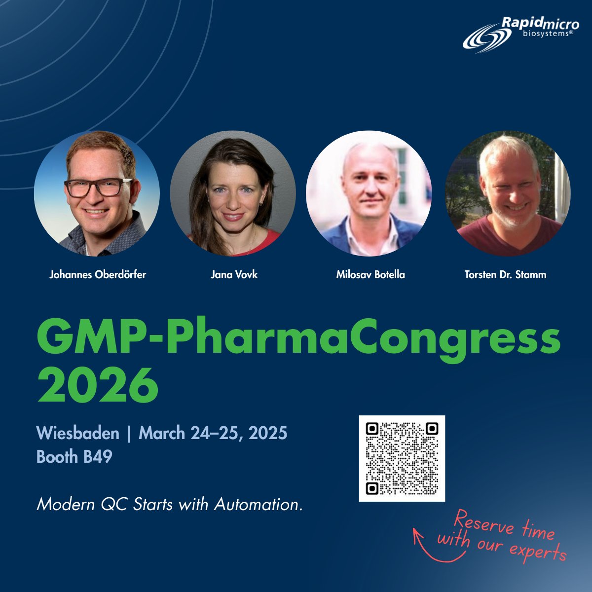 We’ll be at GMP-PharmaCongress 2026 on March 24–25, joining industry leaders to discuss the future of GMP compliance, quality, and pharmaceutical manufacturing.

 👉 bit.ly/4rp8Gjl
 #QCmicrobiology #RapidMicrobiology