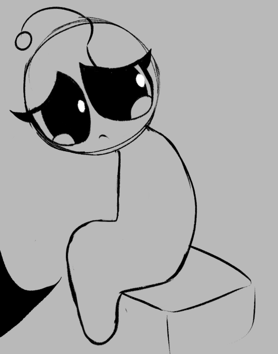 Darktomayo's tweet photo. Oh, I also have this little robot dude that I've been doodling here and there (I don't think I posted them anywhere. I'm attempting to make em look really cute). there are also those other characters that aren't really important. Just wanna at least post something to this account https://t.co/EOa3eRNamw
