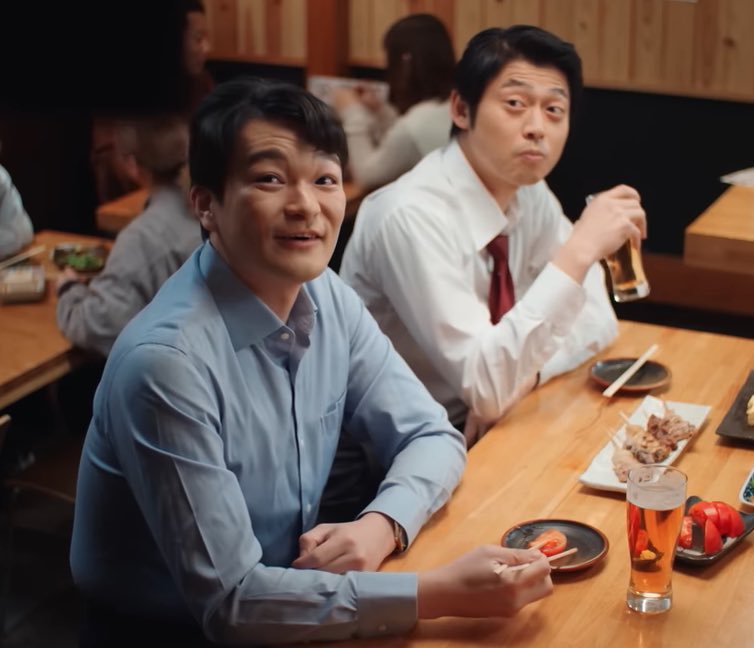msep_official's tweet photo. #川連廣明
#横瀬智也

#タイミー WebCM
「居酒屋」篇に出演しました🍺

https://t.co/PhByA1tqDf

@HiroakiKawature https://t.co/GSegH7pgGs