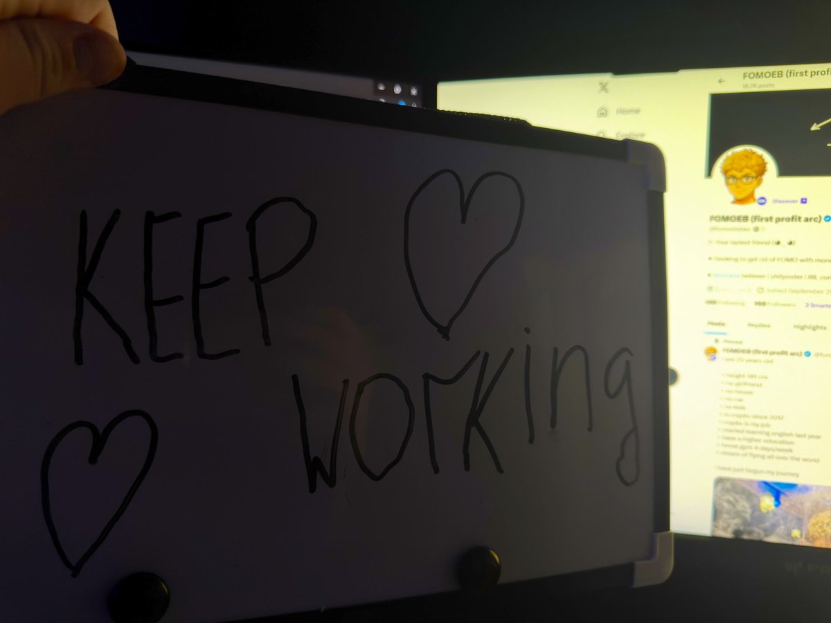 FOMOEB (first profit arc) tweet media