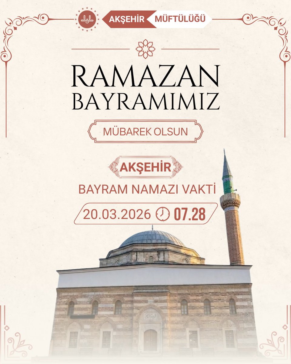 #akşehirilçemüftülüğü #diyanet #aksehir #konya #ramazan2026 #ramazanbayramı #ramazanbayramımızmübarekolsun