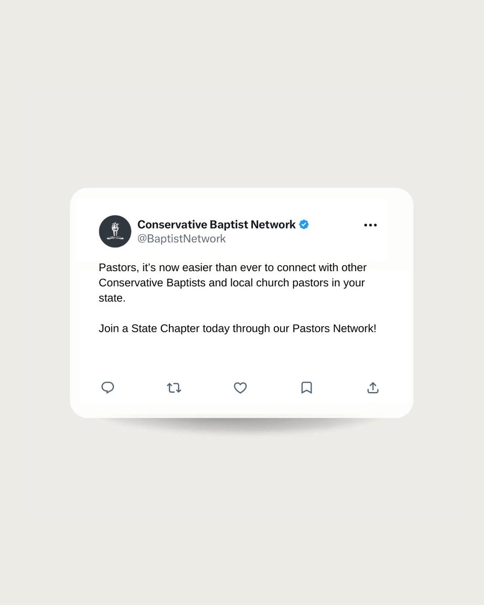 Conservative Baptist Network tweet media
