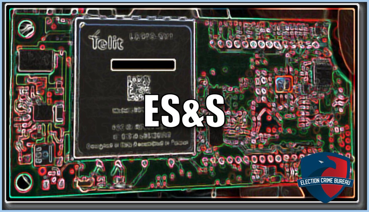 pjcolbeck's tweet image. Reminds me of the claim that electronic voting systems are "air gapped".

Then, the #2020Election Bailey v Antrim County investigation revealed the existence of 4G Telit Systems wireless modems installed on the motherboards of ES&amp;amp;S DS200 tabulators running elections in Michigan.
