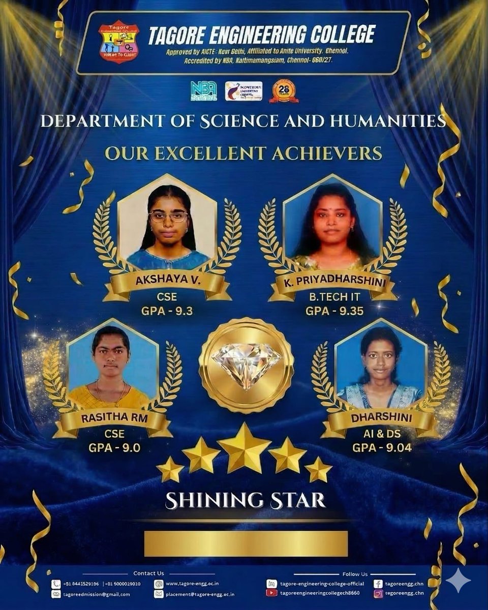 Tagore Engineering College, Chennai tweet media