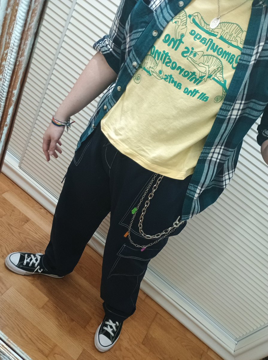 doomsthey_'s tweet image. Ootd chameleons t-shirt for my lecture about Velázquez