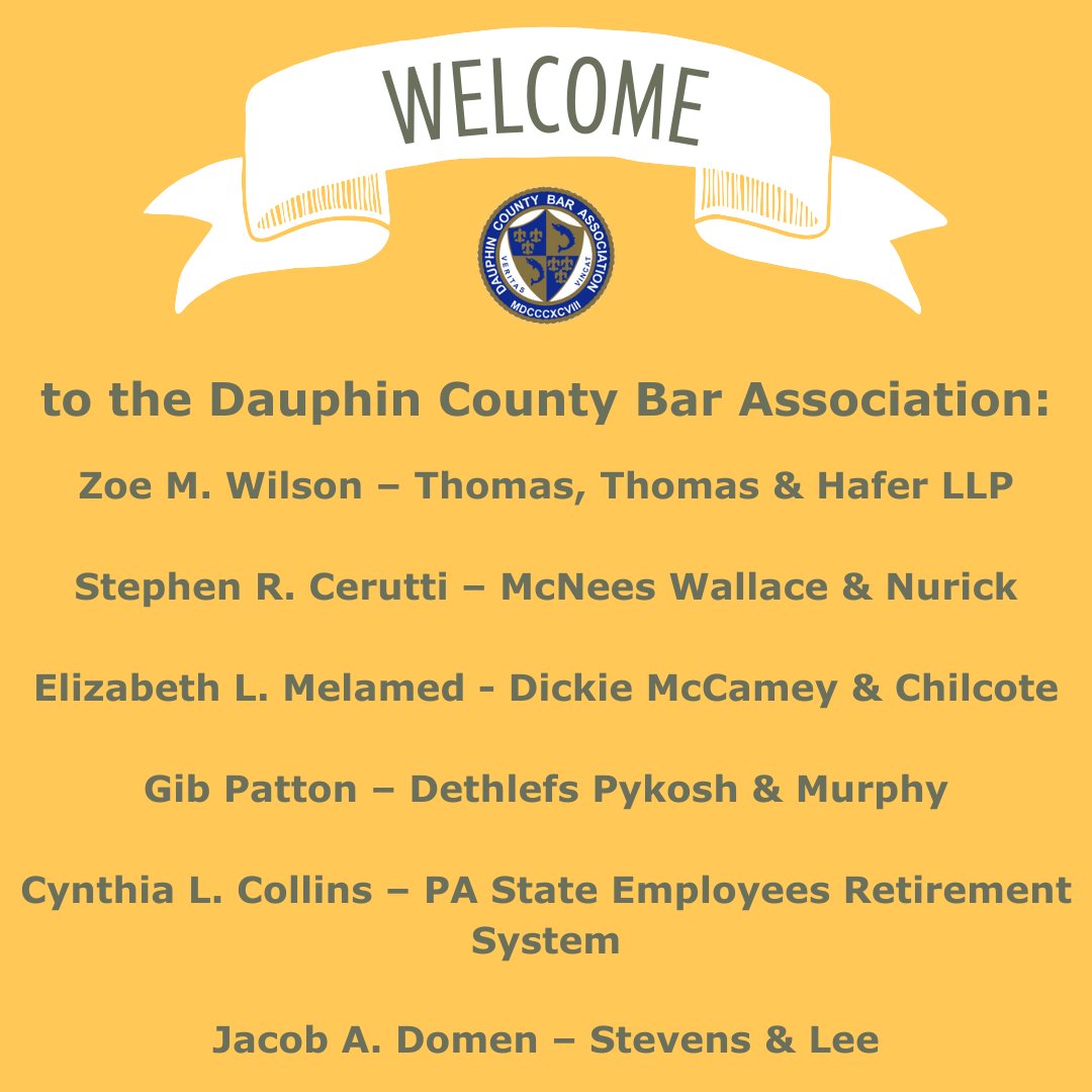 Join us in welcoming DCBA’s newest members!