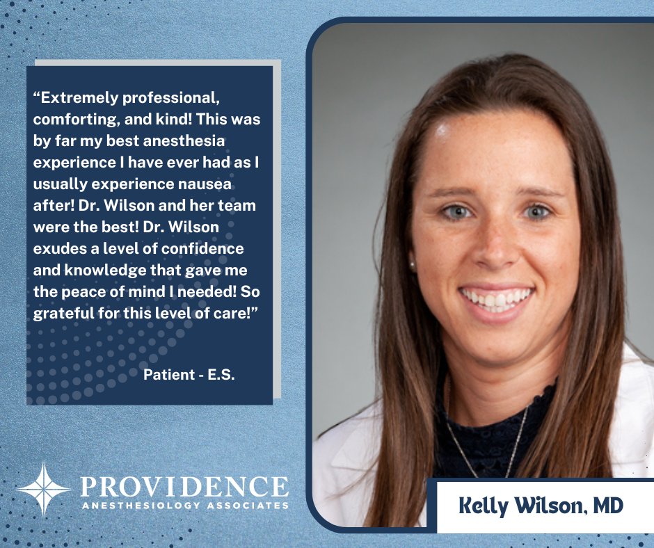 ProvAnesthesia's tweet photo. Dr. Wilson's calm presence and deep expertise help patients feel at ease and confident in the process. 
We’re proud to have physicians like Dr. Wilson leading the way in delivering care that truly makes a difference. #patientcare https://t.co/7G6Zt5iHLO