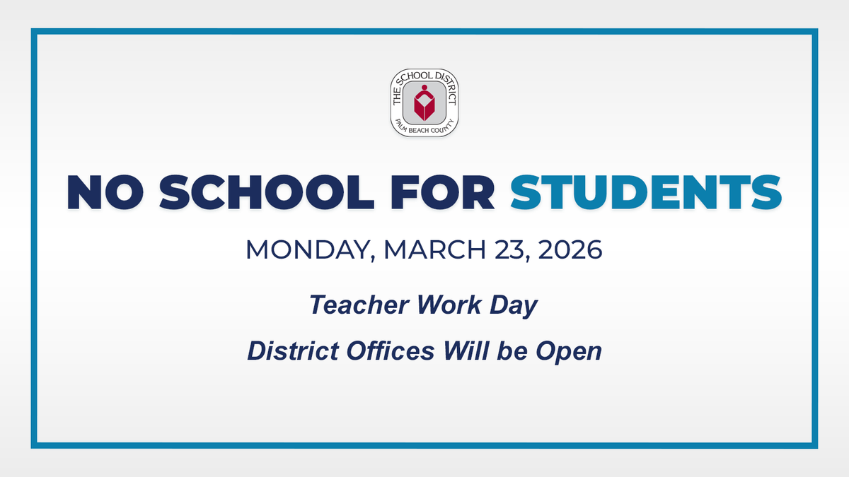 The School District of Palm Beach County tweet media