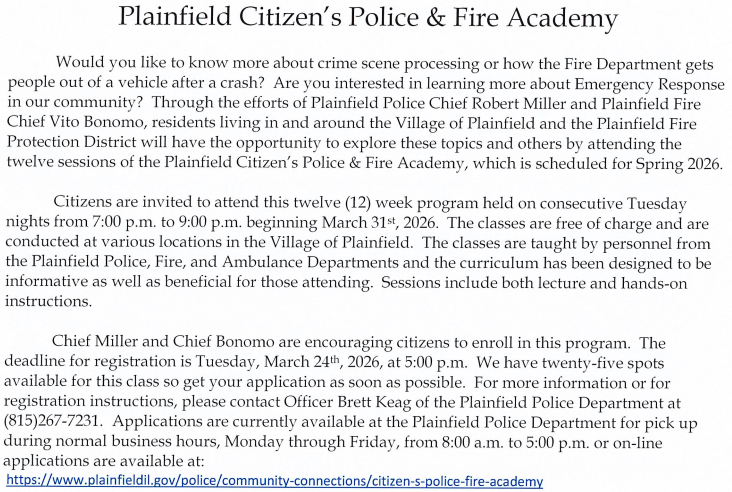 Plainfield,IL Police tweet media