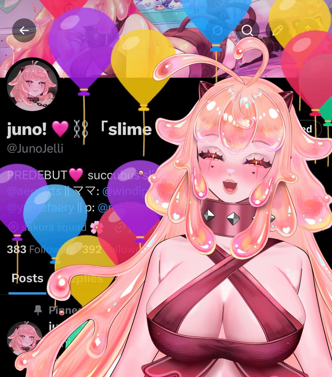 juno! 🩷⛓️「slime vtuber」 tweet media