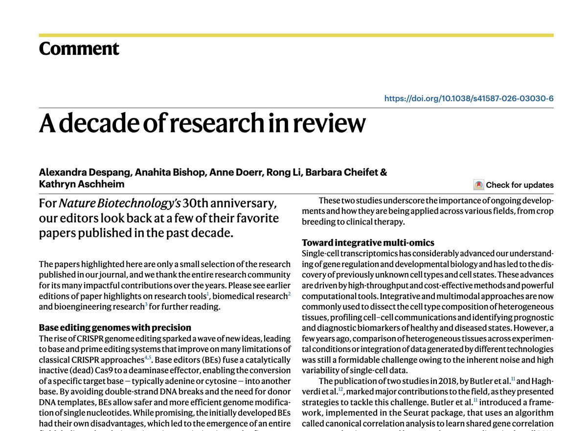 Nature Biotechnology tweet media