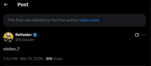 RoVoider tweet media