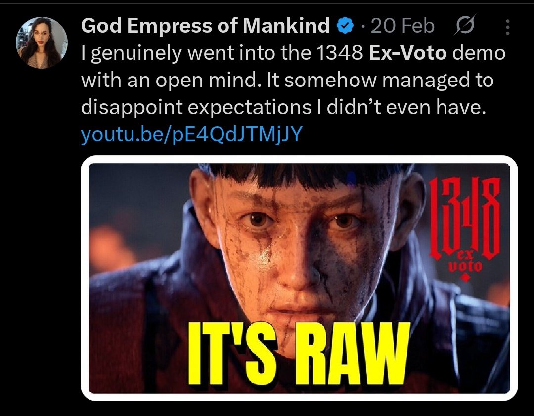 God Empress of Mankind tweet media