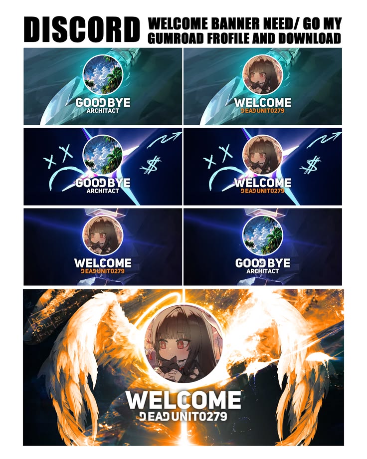 ramimraz911's tweet image. FREE Discord Welcome + Goodbye Banner Pack! 🔥

6 gaming/Anime style banners (PNG + PSD)  
Instant download – ready for your server!

Level up your Discord now 👇

ramimraz911.gumroad.com/l/DiscordWelco…

#Discord #FreeTemplate #GamingServer #DiscordBanner #festadelpapà #staseratuttoèpossibile