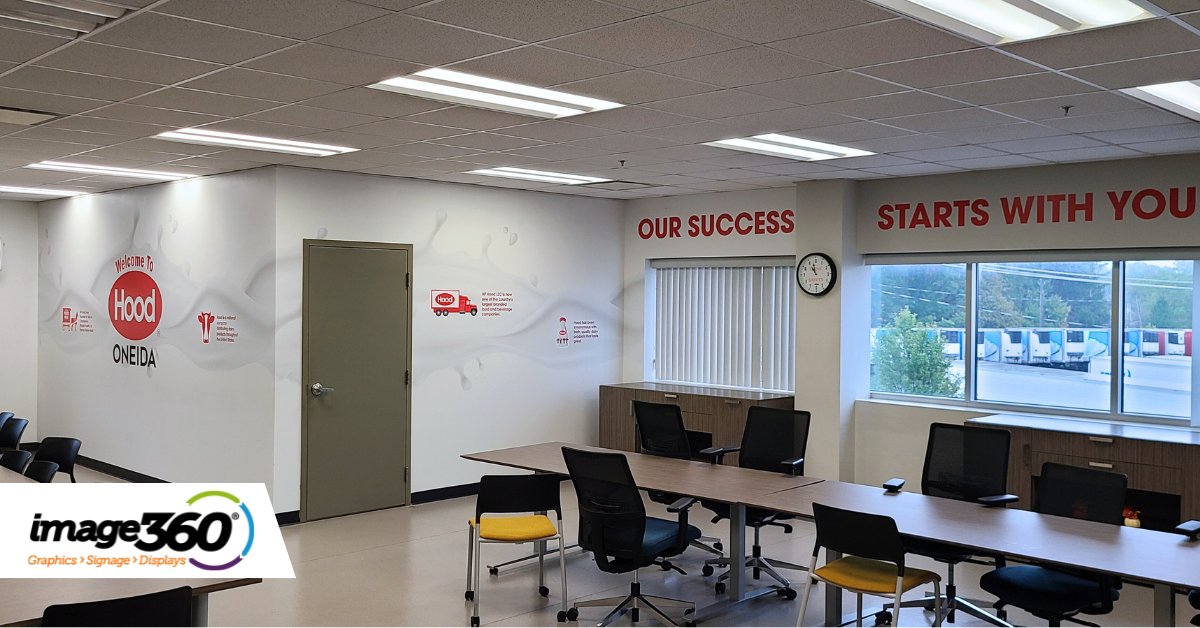 i360Rochester's tweet photo. Our team at Image360 - Rochester, NY, had the opportunity to transform the break room at the Hood Dairy facility in #Oneida.

https://t.co/wx7sLRLIgH

#signs #rochester #buffalo #brighton #irondequoit #pittsford #fairport #webster #henrietta #mendon #westgate #image360rochester https://t.co/Jj3N5SrADX