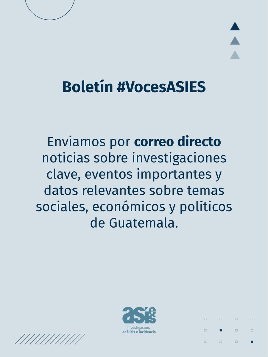 ASIES Guatemala tweet media