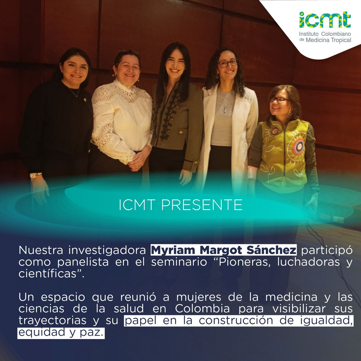 ICMT: Instituto Colombiano de Medicina Tropical tweet media