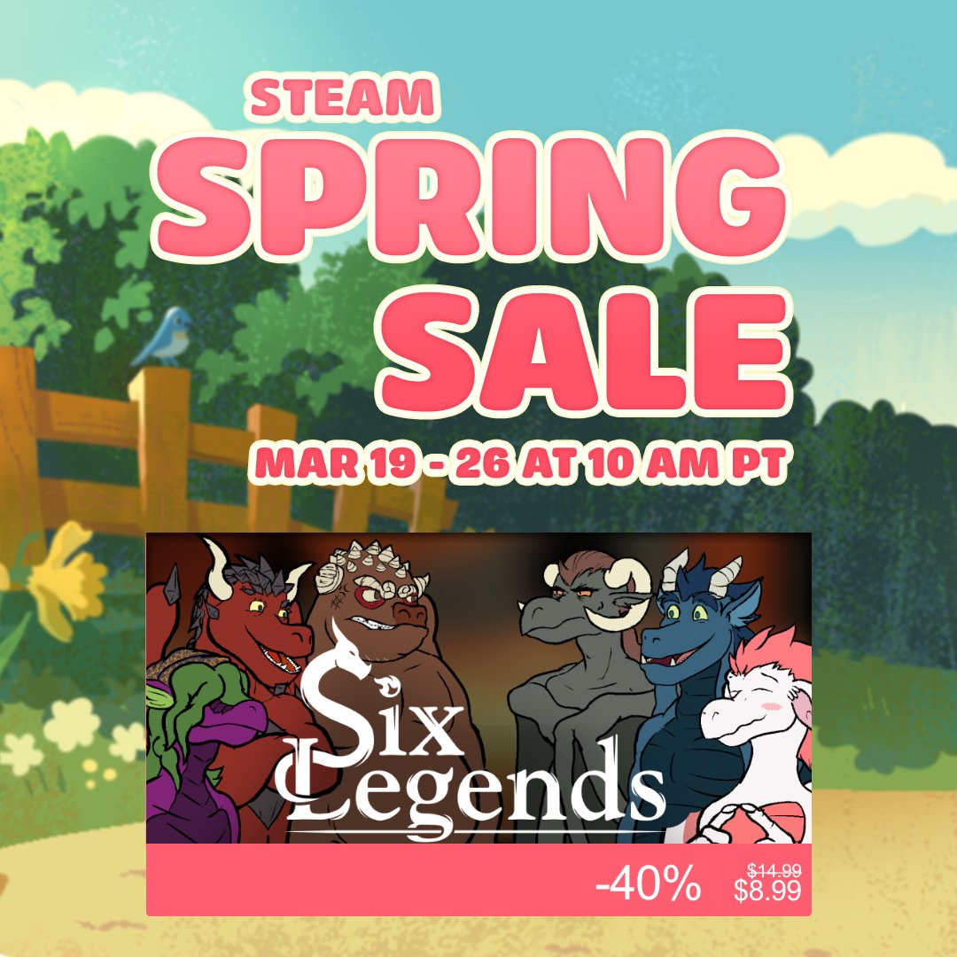Six Legends - Available on Steam and Itch !🐉 tweet media