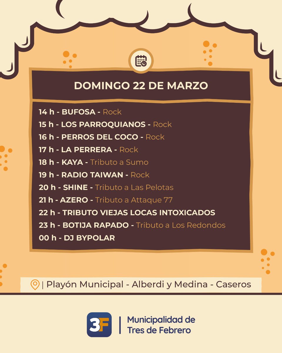 Municipalidad de Tres de Febrero tweet media