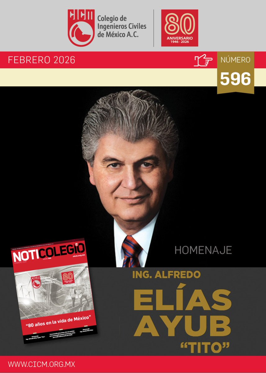 Colegio de Ingenieros Civiles de México, A. C. tweet media