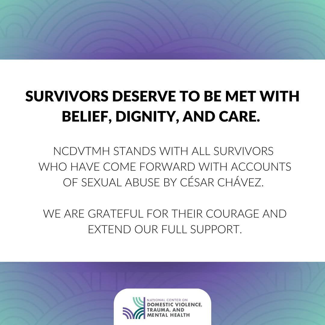 National Center on DV, Trauma, and Mental Health tweet media