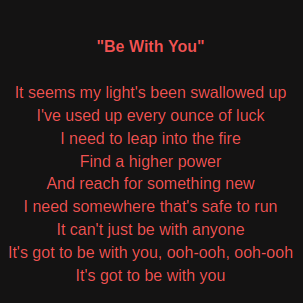 muse_iwantruth's tweet image. Lyrics #BeWithYou #Muse