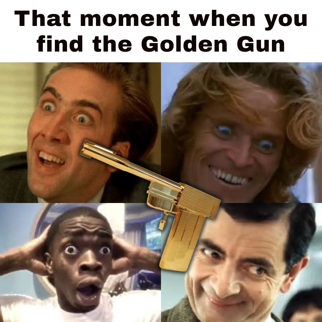 DKOldies's tweet photo. 007 fans know what I'm talking about 😏
.
.
#007 #goldengun #meme #retrogaming #relateable #goldeneye #jamesbond https://t.co/CUKGYElhik
