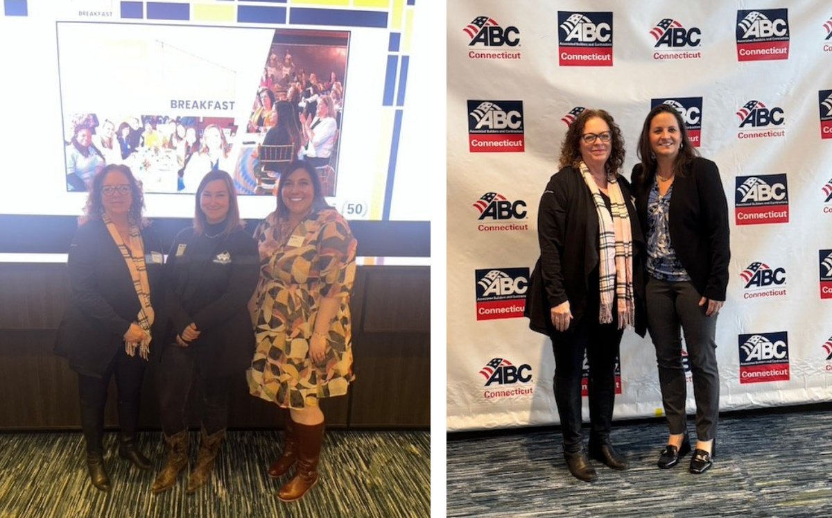 Mungerconstruct's tweet photo. We had a great time at the ABC CT 6th Annual Women in Construction Breakfast on March 6! Inspiring keynote by Jennifer Rizzotti and great connections celebrating the impact and growth of women across Connecticut’s construction industry. @CT_ABC @ConnecticutSun @UConn @UConnWBB https://t.co/lTYEeI76PM