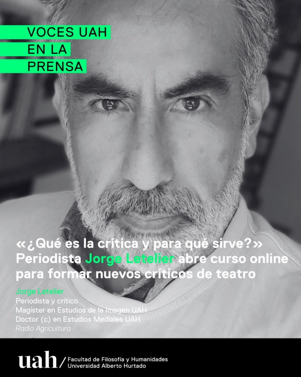 Filosofía y Humanidades UAH tweet media