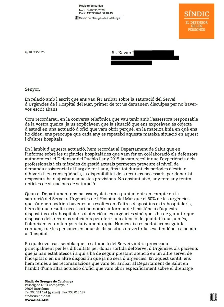 Urgències Hospital del Mar tweet media