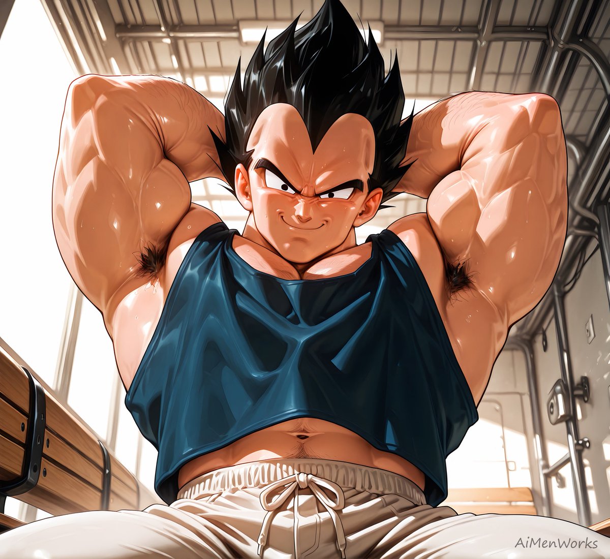 AiMenWorks's tweet image. Vegeta doesn’t follow standards — he sets them.  
Pure pride. Pure power. 👑  

#Vegeta #DragonBall #AnimeArt #Saiyan