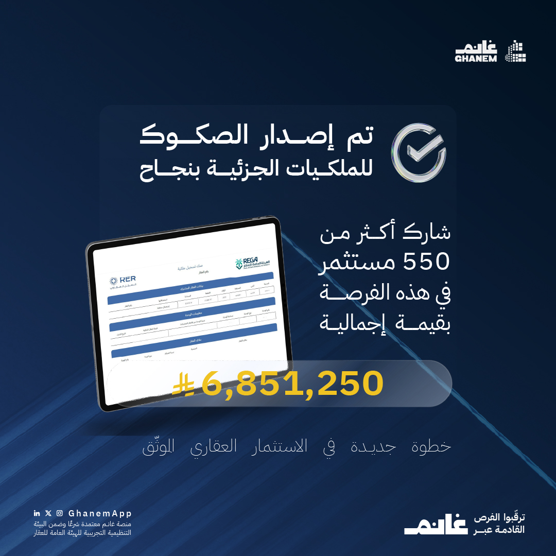 Ghanem app منصة غانم tweet media