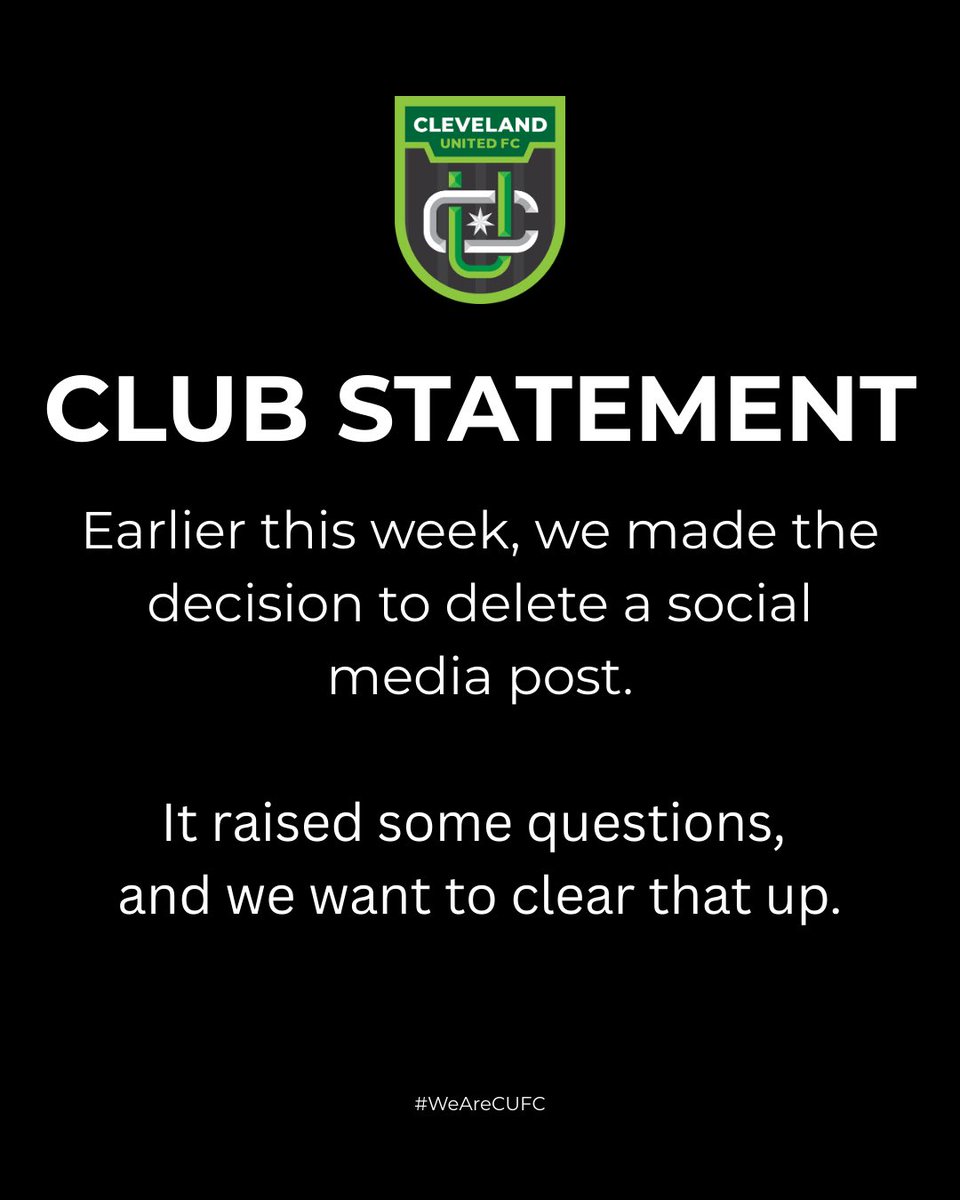 Cleveland United FC tweet media