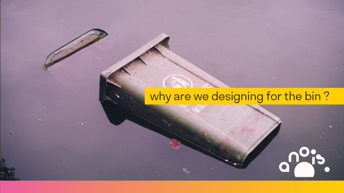 anoisagency's tweet image. 50 years of the Environmental Movement we should probably change this to "Why are we still designing for the bin?"

#systemsdesign #authenticleadership #gooddesign #circulareconomy
