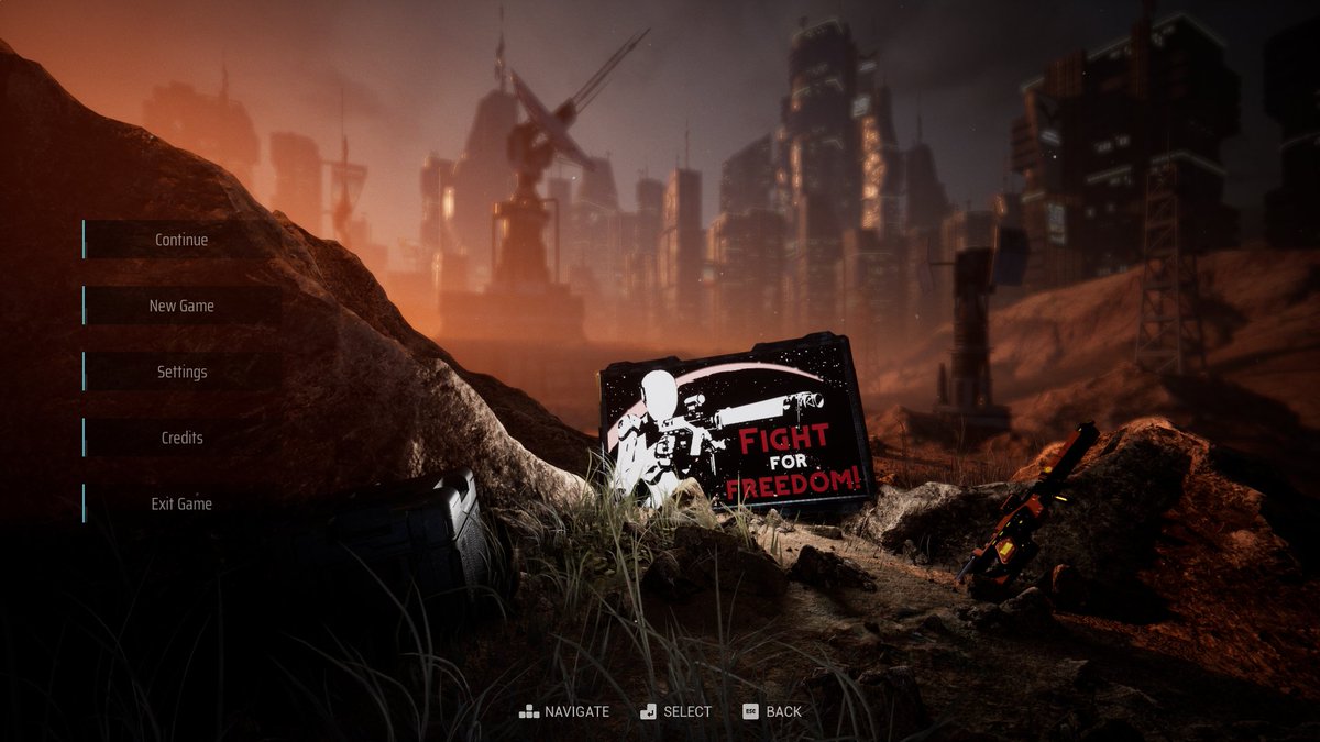 Gravewatch24256's tweet photo. I’m honestly really proud of how this main menu turned out🔥

It tells a story before you even start a new game 🎮
#IndieGame #GameDev https://t.co/vPLxjjFL34