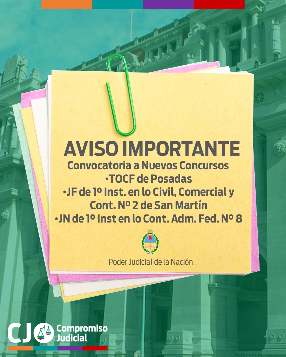 Compromiso Judicial tweet media