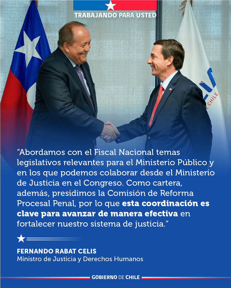 Ministerio de Justicia y Derechos Humanos tweet media