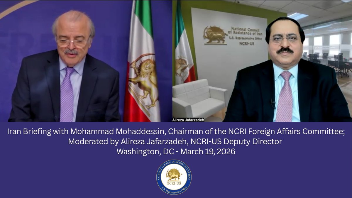 NCRI-U.S. Rep Office tweet media