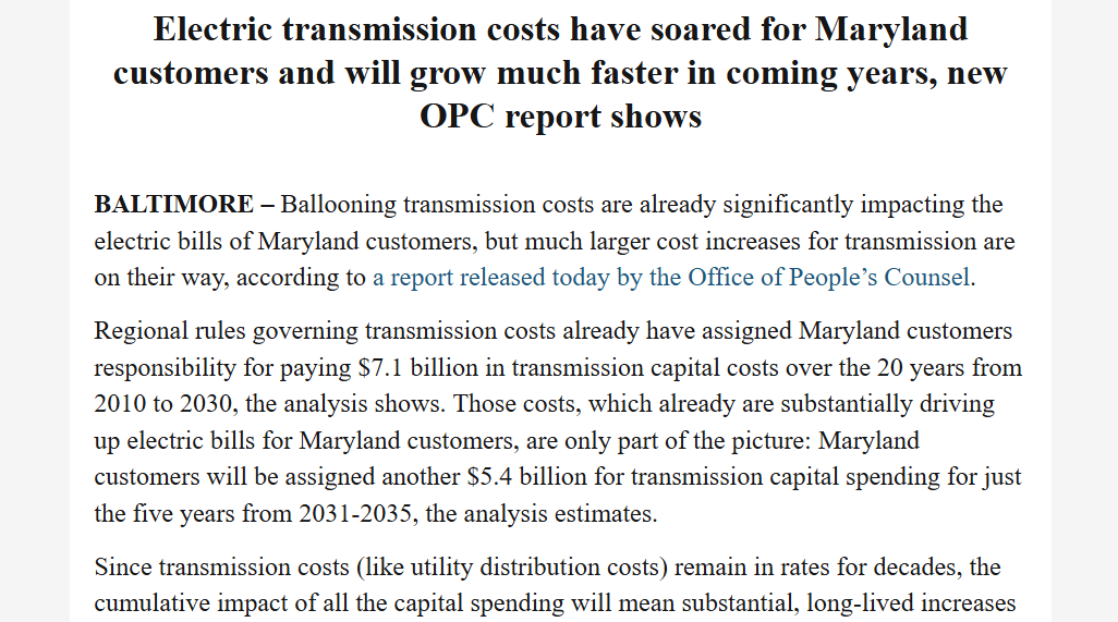 Maryland Office of People's Counsel tweet media