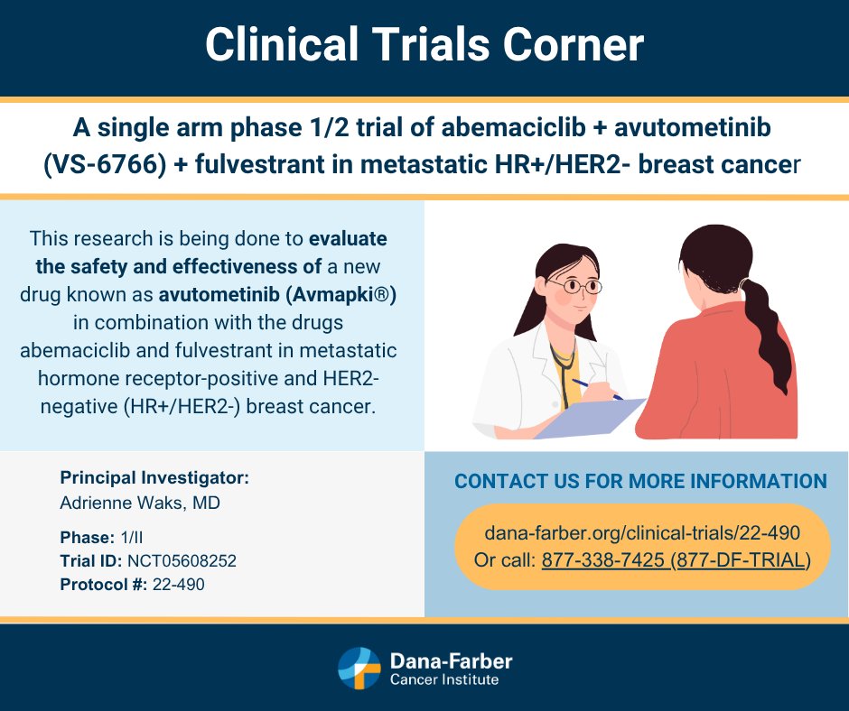 Dana-Farber’s Breast Oncology Center tweet media