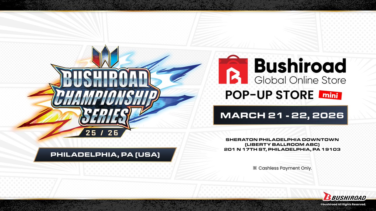 Bushiroad Global Online Store tweet media