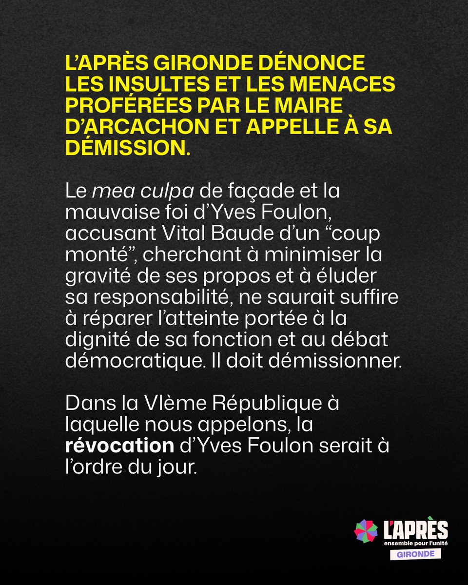 L'APRÈS Gironde tweet media